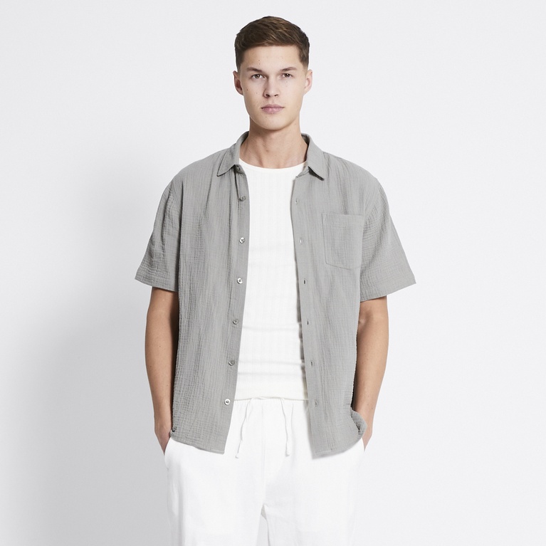 Kurzarmhemd "Isak Muslin" Kurzarmhemd "Isak Muslin"